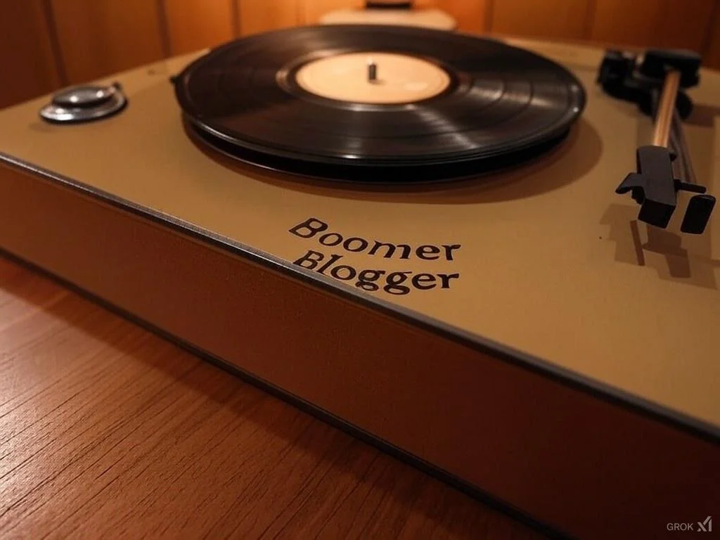 Boomer Blogger Record Player